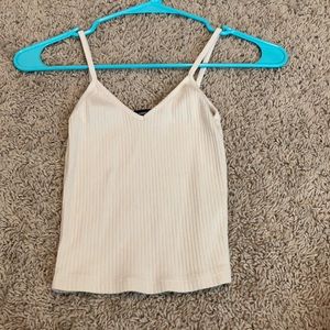 cream brandy melville tank top